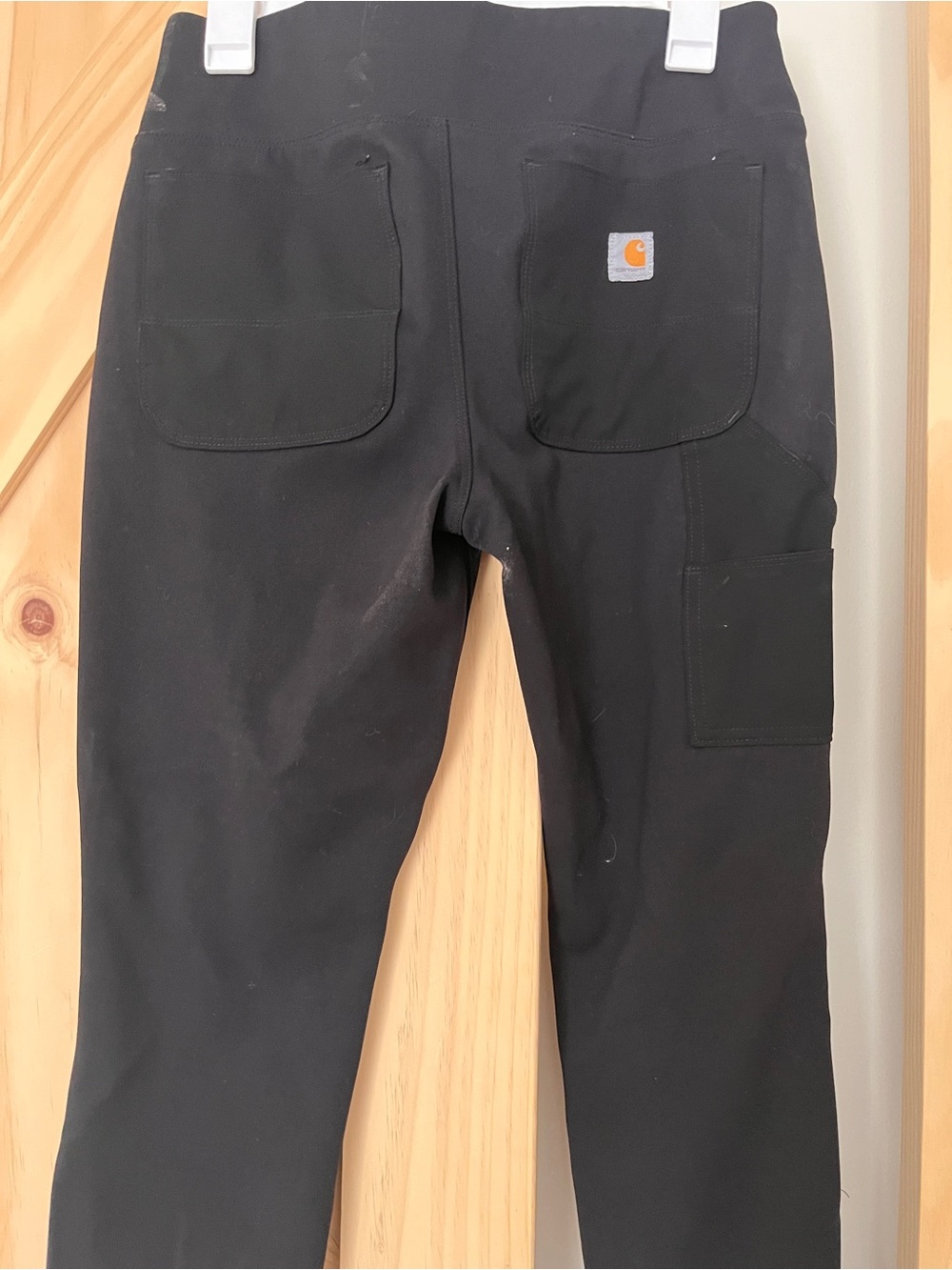 Carhartt Black Fitted Utility Work Pants Women’s M (6-8) Reg Stretch Cargo